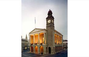 Outside view of The Guildhall where the Museum of Island History is based, Newport, Things to Do