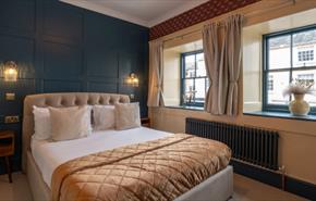Double bedroom at The Bugle Coaching Inn, Yarmouth, Isle of Wight, B&B, village pub, boutique rooms