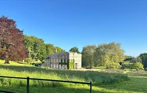 View of Gatcombe House within the grounds, Isle of Wight, attraction, guided tour, walking