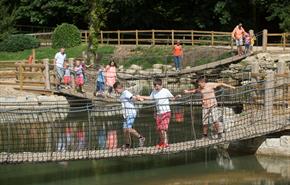 Young Children having a Robin Hill Adventure Park