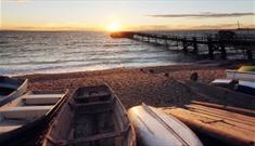 Sunset over Totland Pier, Isle of Wight, Things to Do