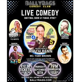 Isle of Wight, Comedy Live, Fubar, Ryde, Union Street
