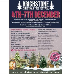 Isle of Wight, Christmas Tree festival, Brighstone,