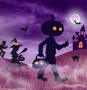 Halloween cartoon, October Half Term fun at Carisbrooke Castle, what's on, children event, Isle of Wight