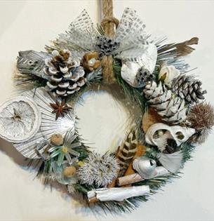 Isle of Wight, Arts and Crafts, Christmas Workshop, Wreath making, Ryde