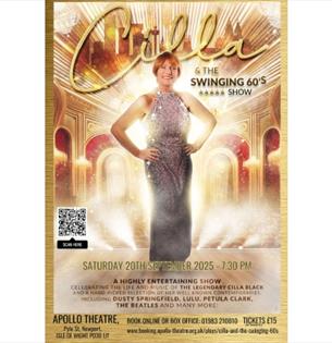 Isle of Wight, Things to do, Theatre, Cilla and the Swinging 60's, poster