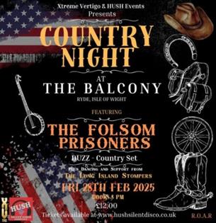 Isle of Wight, things to do, Country Night at the Balcony, RYDE,