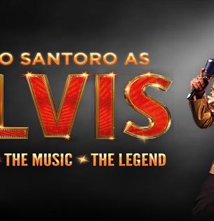 Elvis Presley tribute poster, Medina Theatre, music event, what's on, Newport, Isle of Wight