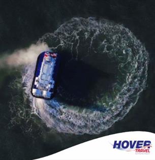 Hovercraft travelling in the water, Hovercraft experience flight from Hovertravel, Isle of Wight, what's on, events