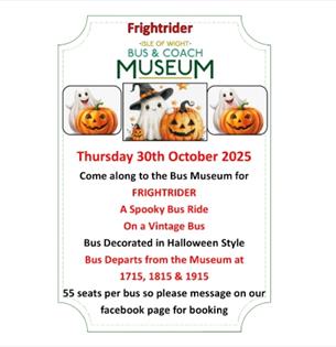 Isle of Wight, Things to do, Spooky Bus Ride, Isle of Wight Bus and Coach Museum, Ryde
