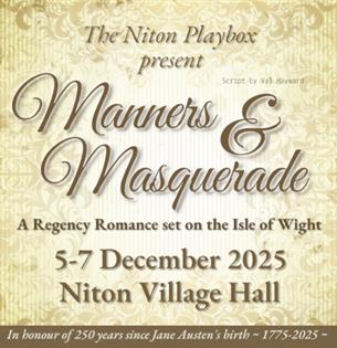Isle of Wight, Things to do, Theatre, Production, Manners & Masquerade, Niton