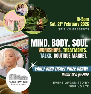 Isle of Wight, Health and Wellbeing, Workshops, Treatments, Mind Body and Soul, Northwood House, Cowes