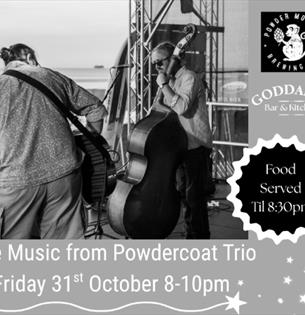 Isle of Wight, Things to do, Live music, Powdercoat Trio, Goddards Brewery