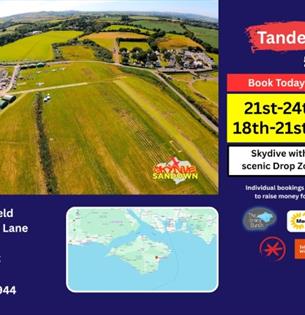 Isle of Wight, Things to do, Sky Dive, Sandown, Info Pic