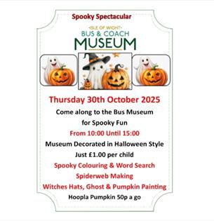 Isle of Wight, Halloween, Bus and Coach Museum, Ryde