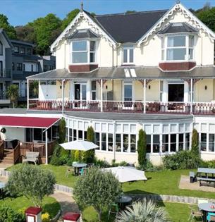 Outside view of The Clifton, B&B, Shanklin, Isle of Wight, Accommodation