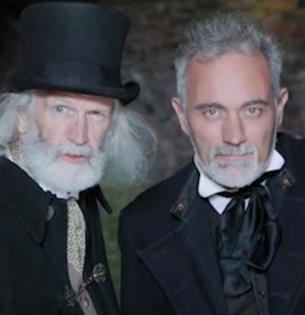 Two men taking a tour around Osborne grounds on the Isle of Wight, Halloween event, what's on, adult event