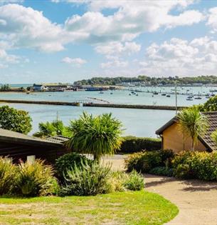 Harbour view at Old Mill Holiday Park, St Helens, Isle of Wight, self catering