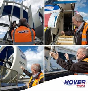 Hovertravel staff member showing behind the scenes of a hovercraft, what's on, event, Isle of Wight