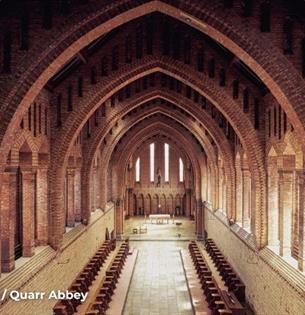 Inside of the abbey at Quarr Abbey, Ryde, Isle of Wight, life at Quarr Abbey, what's on, event, island life, food and drink, live music