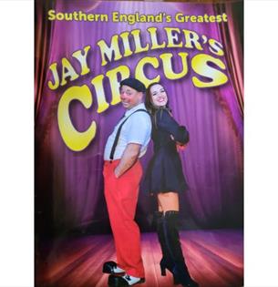 Jay Miller's Circus poster, family fun, Isle of Wight, what's on, event