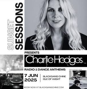 Sunset Sessions poster, Blackgang Chine, summer event, what's on, Isle of Wight