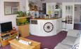 Bar area at The Swiss Cottage Shanklin, Isle of Wight, accommodation