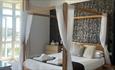Four poster bed at The Havelock, Shanklin, B&B, Isle of Wight