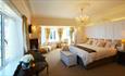 Luxury double bedroom at Haven Hall Hotel, Shanklin, Isle of Wight