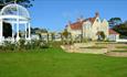 Outside view from garden of Haven Hall Hotel,  luxury, Shanklin, Isle of Wight