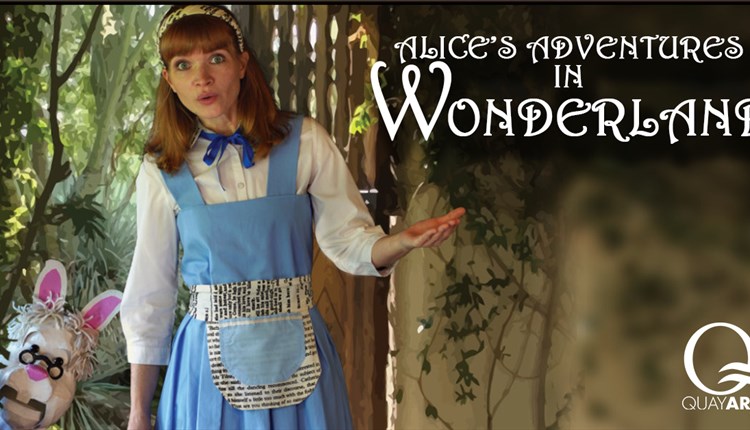 Alice Adventures in Wonderland poster, Quay Arts, event, what's on, Isle of Wight