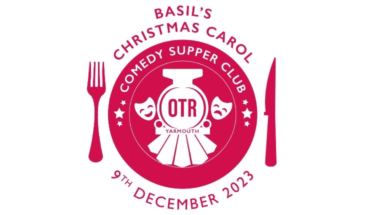 Isle of Wight, things to do, Events, Basil's Christmas Carol at Off the Rails, Comedy
