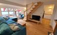 Isle of Wight, Accommodation, Self Catering, Steephill Cove, Beach Hut, Living room