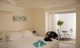 Double bedroom at Ocean Deck Apartment, self catering, Shanklin, Isle of Wight