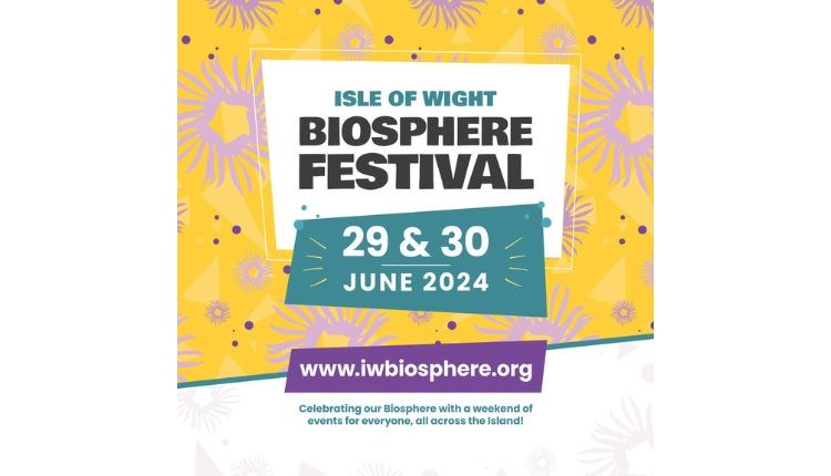 Isle of Wight Biosphere Festival poster, learning, activities, Island wide