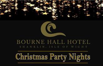 Christmas Party Nights poster at Bourne Hall Country House Hotel, Shanklin, what's on, event