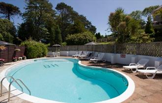 Isle of Wight, Bourne Hall Hotel, Family Pool Day, image of pool