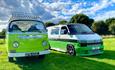 Green campers at Wight Buggin, Ryde, Isle of Wight, event, what's on