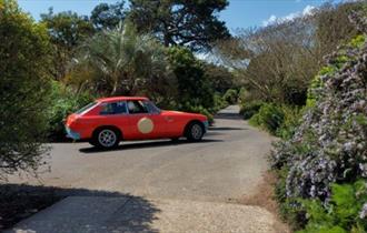 Isle of Wight, Things to do, Car Club Rally at Ventnor Botanic Gardens