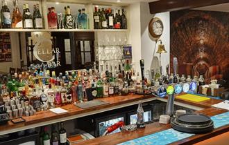 Isle of Wight, Food and Drink, The Cellar Bar, Sandown, Main Bar area