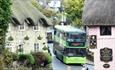 Southern Vectis bus in Shanklin Old Village - Isle of Wight sightseeing