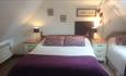 Isle of Wight, Accommodation, Clock House Annexe, Bedroom