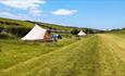Camping at Compton Farm, Isle of Wight, Caravan & Camping