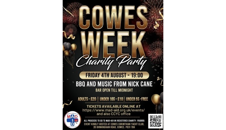 Isle of Wight, Things to do, Cowes Week Charity Party