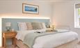 Master bed in Cromwell Apartment at Shanklin Villa Aparthotel, Isle of Wight, Self catering