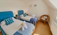 Twin room at Dairyman's Cottage, Tapnell Farm, Self-catering, West Wight, Isle of Wight