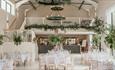 Interior of events barn at East Afton Farmhouse - copyright: Little Isle Photography