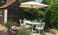 Isle of Wight, Accommodation, Self Catering, Grants Cottage, Calbourne, Patio