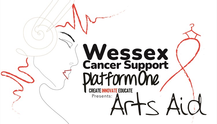 Arts Aid poster, Wessex Cancer Support, what's on, event, Isle of Wight