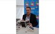 Frank Gardner at the 2017 Isle of Wight Literary Festival, event, what's on, Cowes